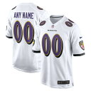 ナイキ メンズ ユニフォーム トップス Baltimore Ravens Nike Custom Game Jersey White