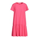 EUROPEAN CULTURE ヨーロピアンカルチャー ワンピース トップス レディース Short dresses Fuchsia