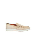 【送料無料】 サントーニ メンズ スリッポン・ローファー シューズ Loafers Beige