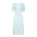 ガニー レディース ワンピース トップス Long dresses Sky blue