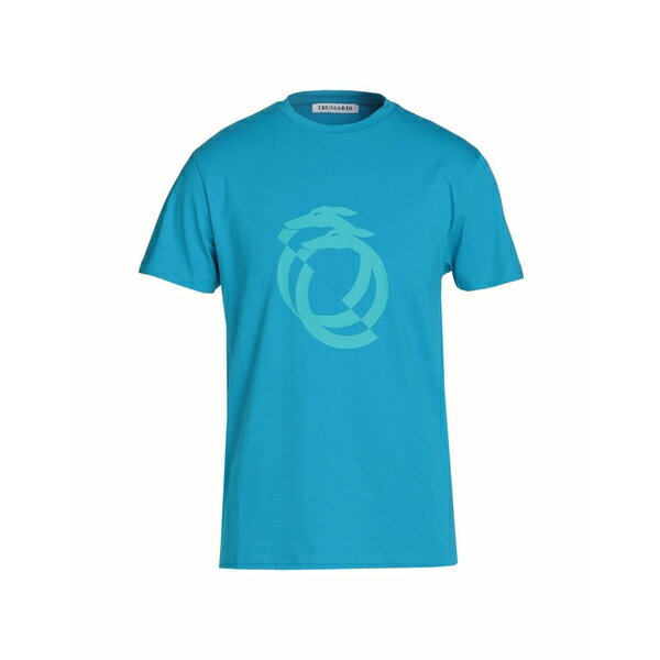 【送料無料】 トラサルディ メンズ Tシャツ トップス T-shirts Azure