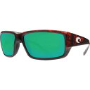 RX^f}[ Y TOXEACEFA ANZT[ Costa Del Mar Fantail 580G Polarized Sunglasses Tortoise Green