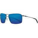 RX^f}[ fB[X TOXACEFA ANZT[ Costa Del Mar Skimmer 580P Polarized Sunglasses Matte Silver/Blue Mirror