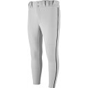 ~Ym Y jO X|[c Mizuno Men's Premier Tapered 'Tweener' Piped Baseball Pants Grey/Black