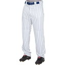 [OX Y jO X|[c Rawlings Men's Plated Insert Pinstripe Baseball Pants White/Navy