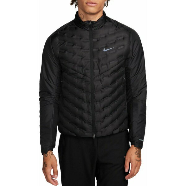 ナイキ メンズ ジャケット＆ブルゾン アウター Nike Men's Therma-FIT ADV Repel Down Running Jacket Black