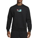 ナイキ メンズ パーカー スウェットシャツ アウター Nike Men 039 s Club Fleece Crewneck Patch Graphic Sweatshirt Black