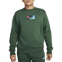 ナイキ メンズ パーカー スウェットシャツ アウター Nike Men 039 s Club Fleece Crewneck Patch Graphic Sweatshirt Fir