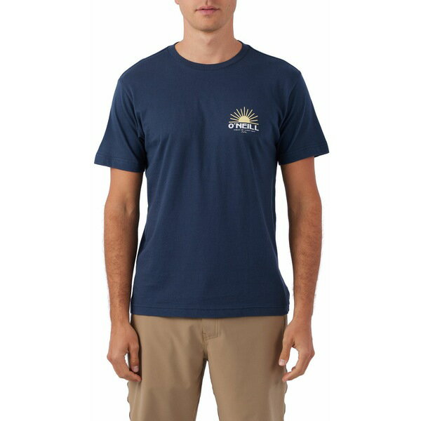 オニール メンズ シャツ トップス O'Neill Men's New Day T-Shirt New Navy