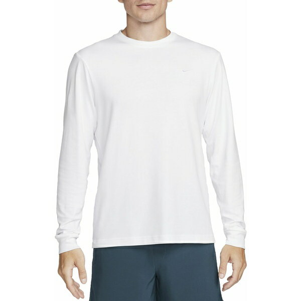 ʥ   ȥåץ Nike Men's Dri-FIT Primary Long Sleeve Shirt White