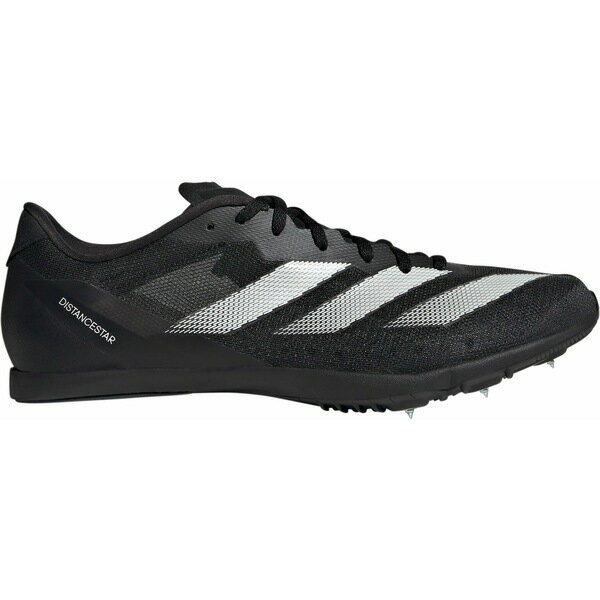 ǥ  Φ ݡ adidas Distancestar Track and Field Cleats Black/Silver