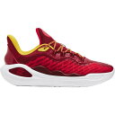 アンダーアーマー メンズ バスケットボール スポーツ Under Armour Curry 11 Basketball Shoes Red/White/Yellow/Orange