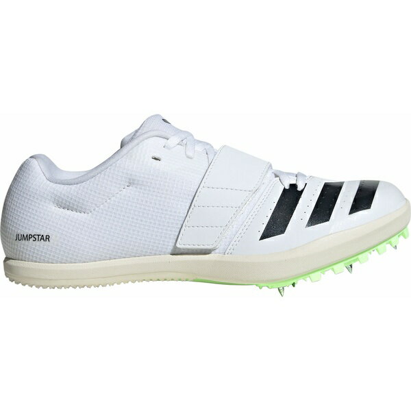 アディダス メンズ 陸上 スポーツ adidas Jumpstar Shoes Track and Field Shoes White/Black/Neon Yellow