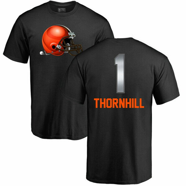 եʥƥ  T ȥåץ Cleveland Browns NFL Pro Line by Fanatics Branded Personalized Midnight Mascot TShirt Black
