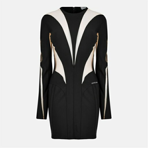 マグラー レディース ワンピース トップス Mugler Ilusion Dress Ld99 マグラー レディース ワンピース トップス Mugler Ilusion Dress Ld99