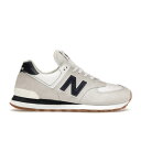 New Balance ニューバランス メンズ スニーカー 【New Balance 574】 サイズ US_8.5(26.5cm) White Navy Gum