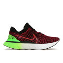 Nike iCL Y Xj[J[ jO yNike React Infinity Run Flyknit 3z TCY US_9(27.0cm) Green Strike Team Red