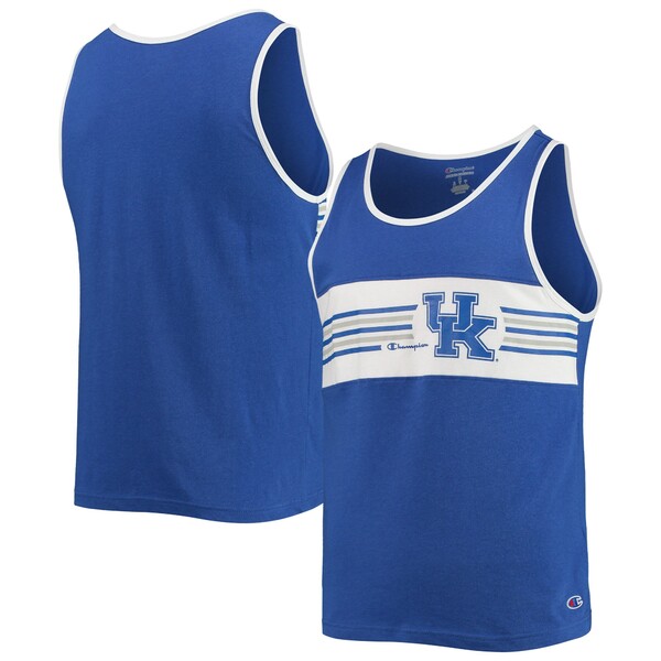 チャンピオン タンクトップ  メンズ チャンピオン メンズ Tシャツ トップス Kentucky Wildcats Champion Color Block Tank Top Royal