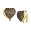  ǥ ԥ ꡼ GODIVA x Le Vian® Chocolate Diamond Pavé Heart Statement Earrings (1-3/8 ct. t.w.) in 14k Gold 14K Honey Gold Earrings