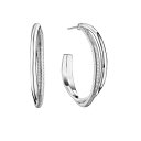 ジュディス リプカ レディース ピアス&イヤリング アクセサリー Eternity Sterling Silver Round Hoop Earrings silver