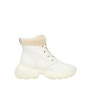 【送料無料】 ホーガン レディース ブーツ シューズ Ankle boots White