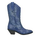 【送料無料】 エリザベスフランキ レディース ブーツ シューズ Ankle boots Blue