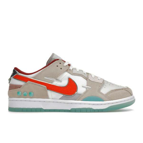 Nike ナイキ メンズ スニーカー 【Nike Dunk Low Scrap Shapeless, Formless, Limitless】 サイズ US_6.5(24.5cm) Khaki/White/Orange/Jade