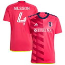 アディダス メンズ ユニフォーム トップス St. Louis City SC adidas 2023 CITY Kit Replica Custom Jersey Red