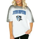 ゲームデイ レディース Tシャツ トップス Johns Hopkins Blue Jays Gameday Couture Women 039 s Interception Oversized TShirt White