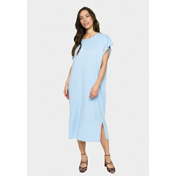 サントロペ レディース ワンピース トップス MILASZ - Jumper dress - chambray blue