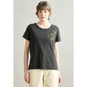 モス モッシュ レディース Tシャツ トップス TEE - Print T-shirt - black(4)