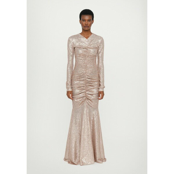 ノーマカマリ レディース ワンピース トップス LONG SLEEVE V NECK SHIRRED FRONT FISHTAIL GOWN - Occasion wear - baby
