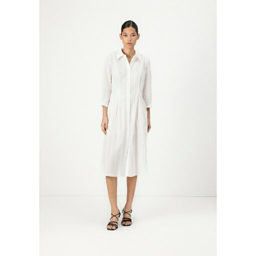 ドライコーン レディース ワンピース トップス DONIKA - Shirt dress - off white ドライコーン レディース ワンピース トップス DONIKA - Shirt dress - off white