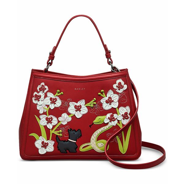 ラドリー ロンドン レディース ショルダーバッグ バッグ Lunar New Year 2025 Small Leather Grab Crossbody Crimson