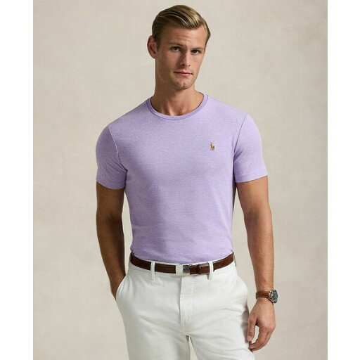 ラルフローレン メンズ シャツ トップス Men's Custom Slim Fit Soft Cotton T-Shirt Purple Htr ラルフローレン メンズ シャツ トップス Men's Custom Slim Fit Soft Cotton T-Shirt Purple Htr