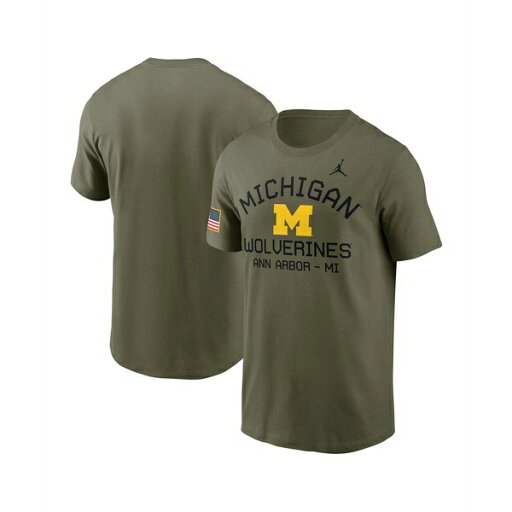 ジョーダン メンズ シャツ トップス Men's Olive Michigan Wolverines 2024 Military Appreciation Performance T-Shirt Olive ジョーダン メンズ シャツ トップス Men's Olive Michigan Wolverines 2024 Military Appreciation Performance T-Shirt Olive