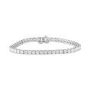 バッジェリーミシュカ レディース ブレスレット・バングル・アンクレット アクセサリー Lab Grown Diamond Tennis Bracelet (7 ...