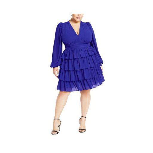 シティーシック レディース ワンピース トップス Plus Size Kailey Dress Cobalt シティーシック レディース ワンピース トップス Plus Size Kailey Dress Cobalt