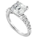 バッジェリーミシュカ レディース リング アクセサリー Certified Lab Grown Diamond Cushion Engagement Ring ...