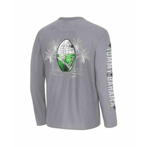 トッミーバハマ メンズ シャツ トップス Men's Gray Tampa Bay Buccaneers Oasis End Zone Lux Long Sleeve T-Shirt Gray