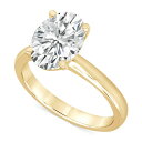 バッジェリーミシュカ レディース リング アクセサリー Certified Lab Grown Diamond Oval-Cut Solitaire Engag...