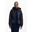 デジグアル レディース ワンピース トップス Women's Combined short padded coat Black