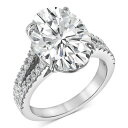 バッジェリーミシュカ レディース リング アクセサリー IGI Certified Lab Grown Diamond Oval Engagement Ring...