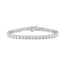 バッジェリーミシュカ レディース ブレスレット・バングル・アンクレット アクセサリー Lab Grown Diamond Tennis Bracelet (10...