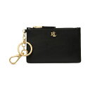 ラルフローレン レディース リング アクセサリー Women's Full-Grain Leather Key-Ring Small Zip Card Case...