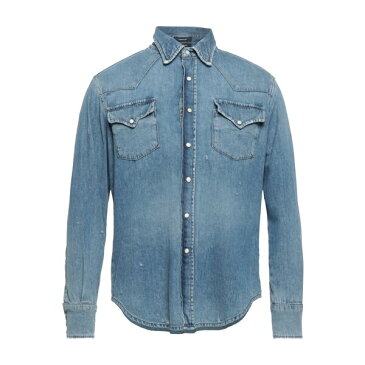 アールサーティーン R13 メンズ シャツ トップス Denim shirts Blue