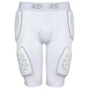 アディダス メンズ カジュアルパンツ ボトムス adidas Adult Force Integrated Football Girdle White