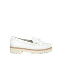 【送料無料】 ジー.エイチ. バス & コー レディース スリッポン・ローファー シューズ Loafers White(4)