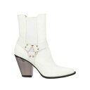 【送料無料】 ル シラ レディース ブーツ シューズ Ankle boots White