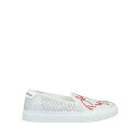 【送料無料】 フィリッププレイン レディース スリッポン・ローファー シューズ Loafers White